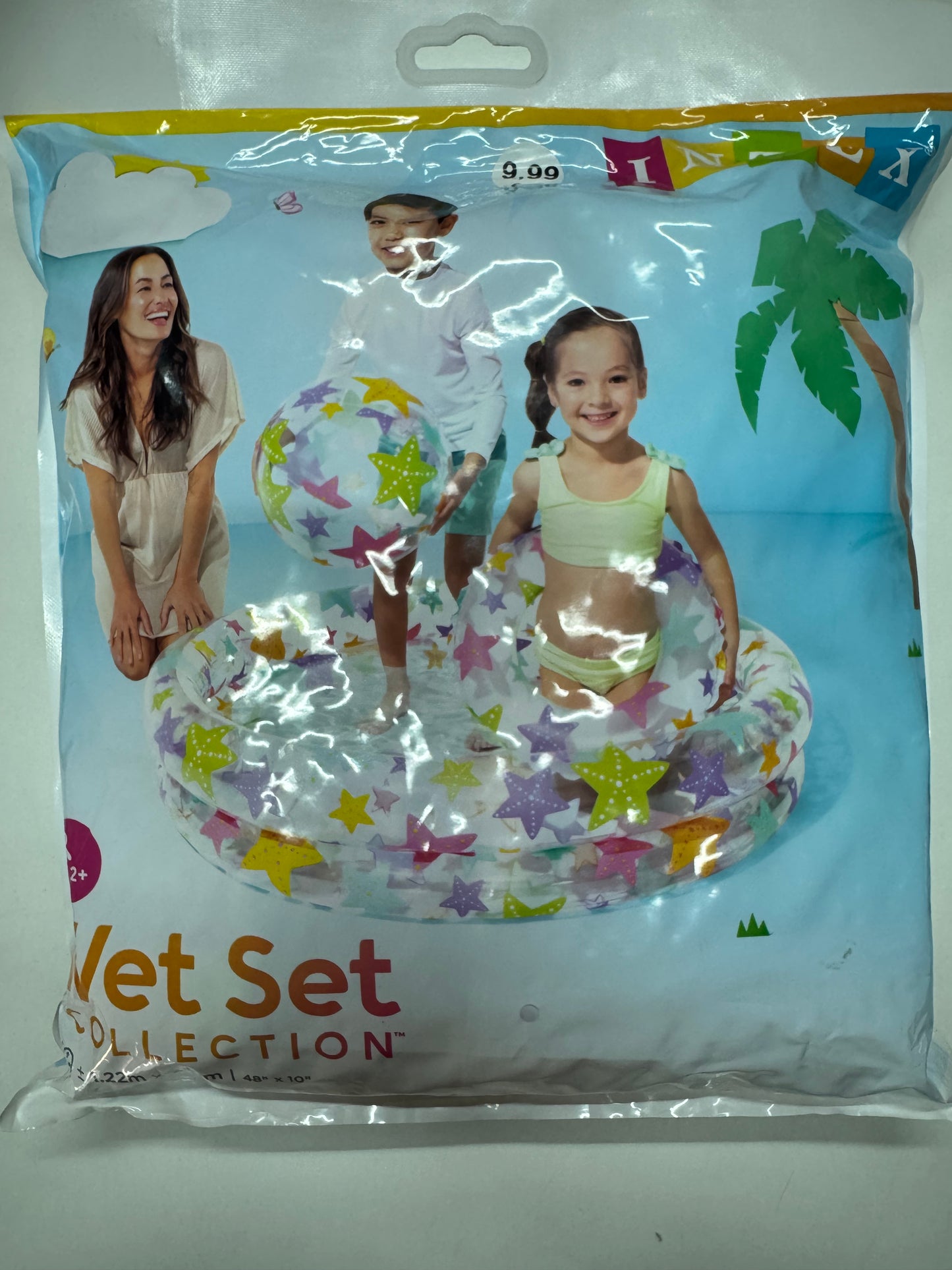 Intex Wet Set Kinderpool-Set mit Schwimmring & Wasserball