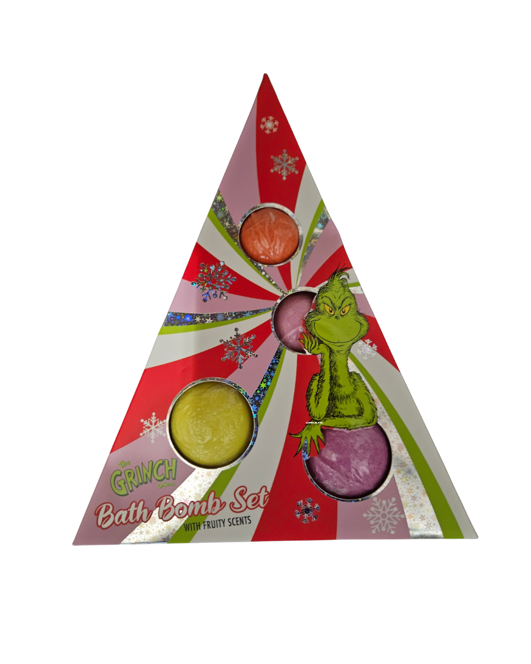 The Grinch Badebomben Set 4-teilig – Fruchtige Badekugeln