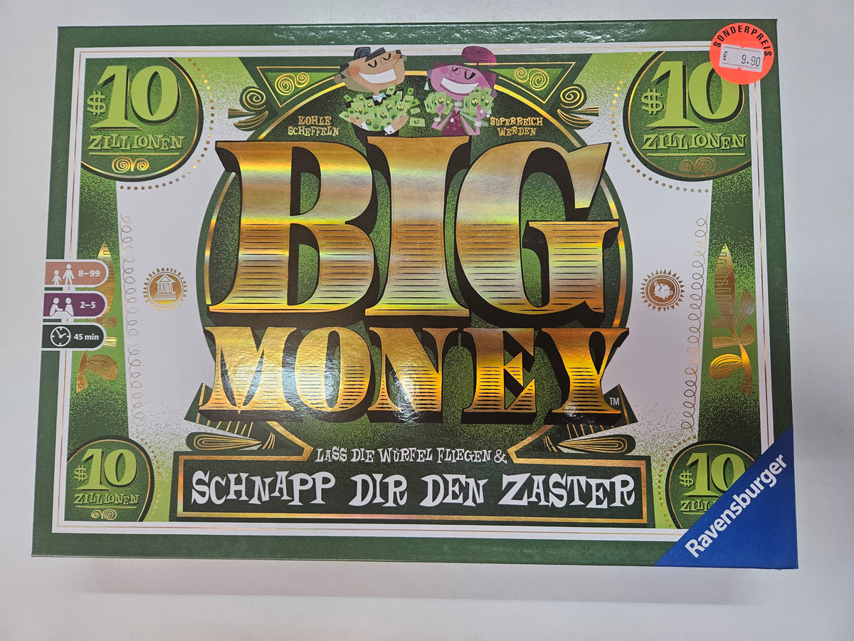 Big Money Brettspiel Würfelspiel Schnapp Zaster