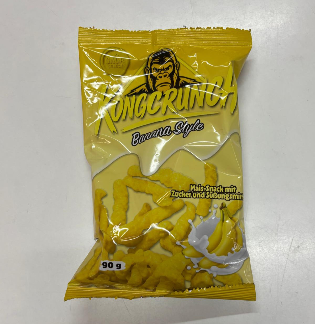 Takims Kongcrunch Banana Style 90g – Mais Snack Banane