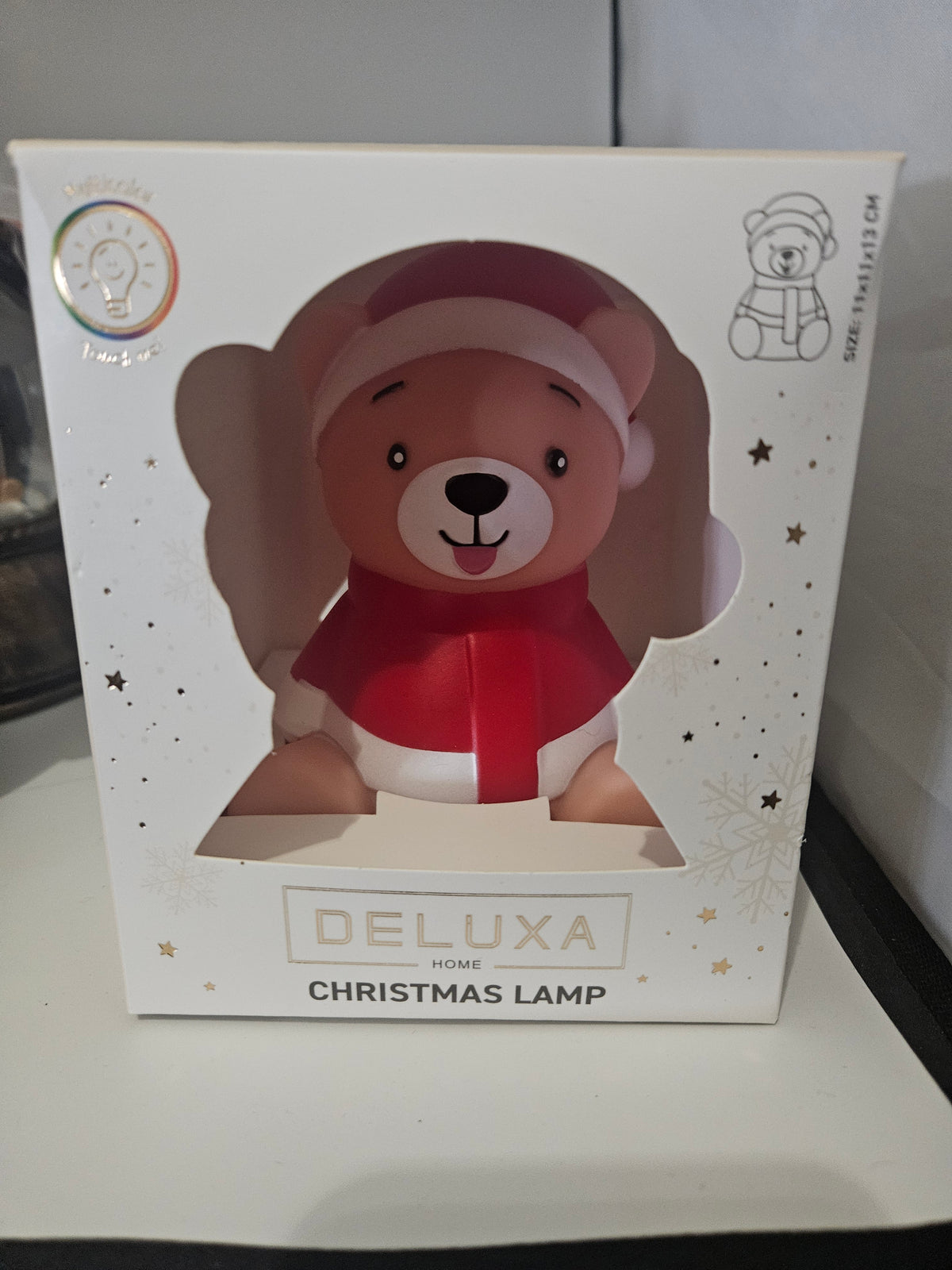 Deluxa LED Bär Nachtlicht Touch Silikon Bär