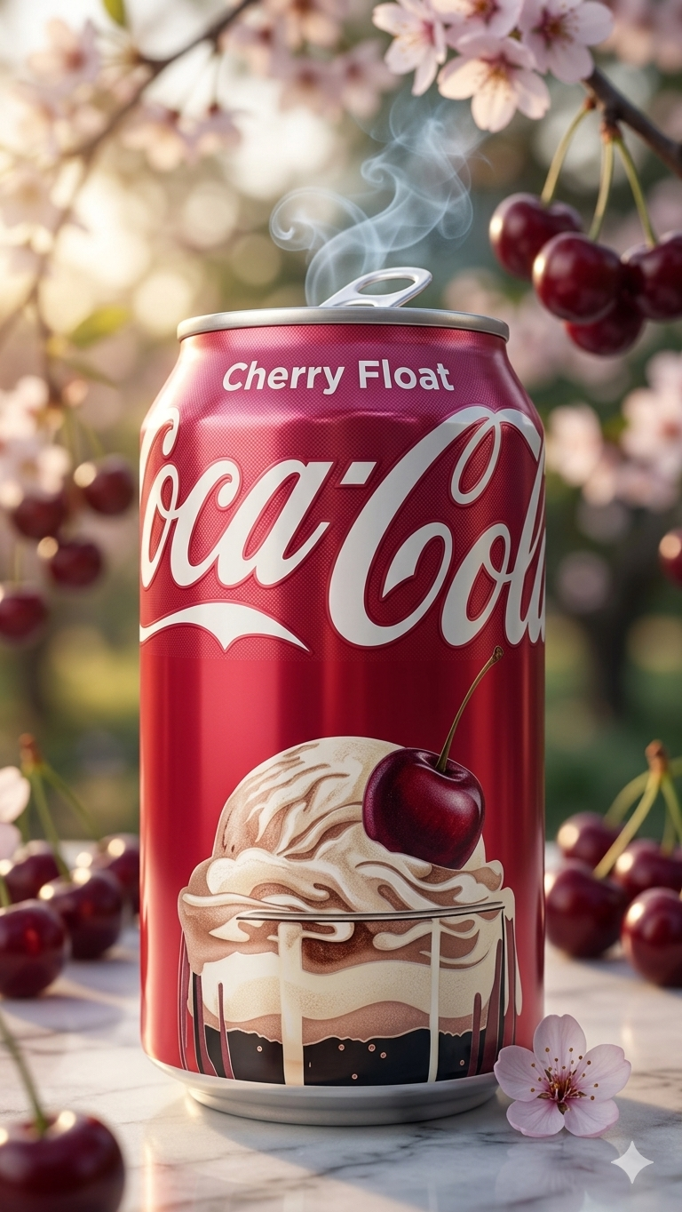 Coca-Cola Cherry Float 355ml USA Import inkl Pfand