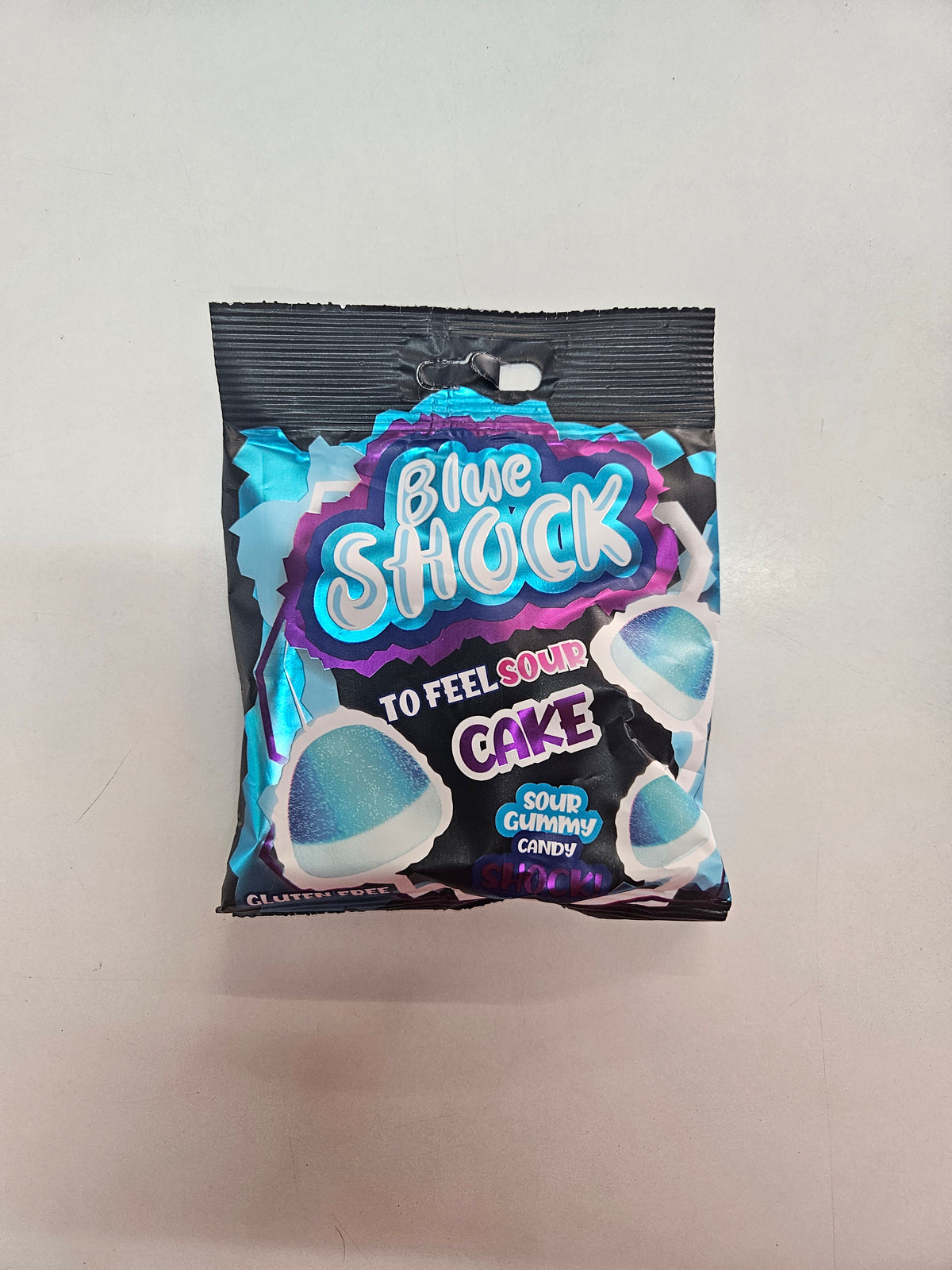 Blue Shock Cake Sour Gummy Candy 80g – Eviza Sweets