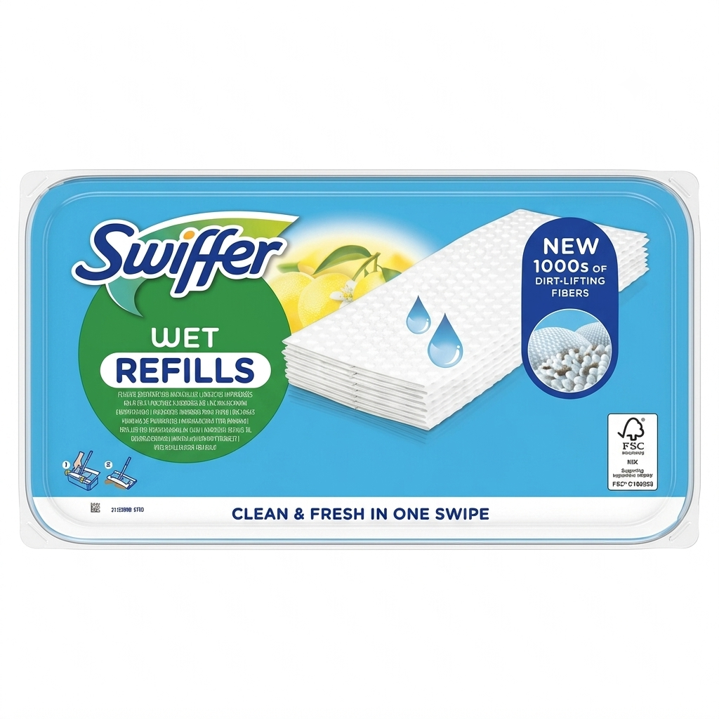 Swiffer Wet Feuchte Bodentuecher Nachfueller Pack 12Stk.
