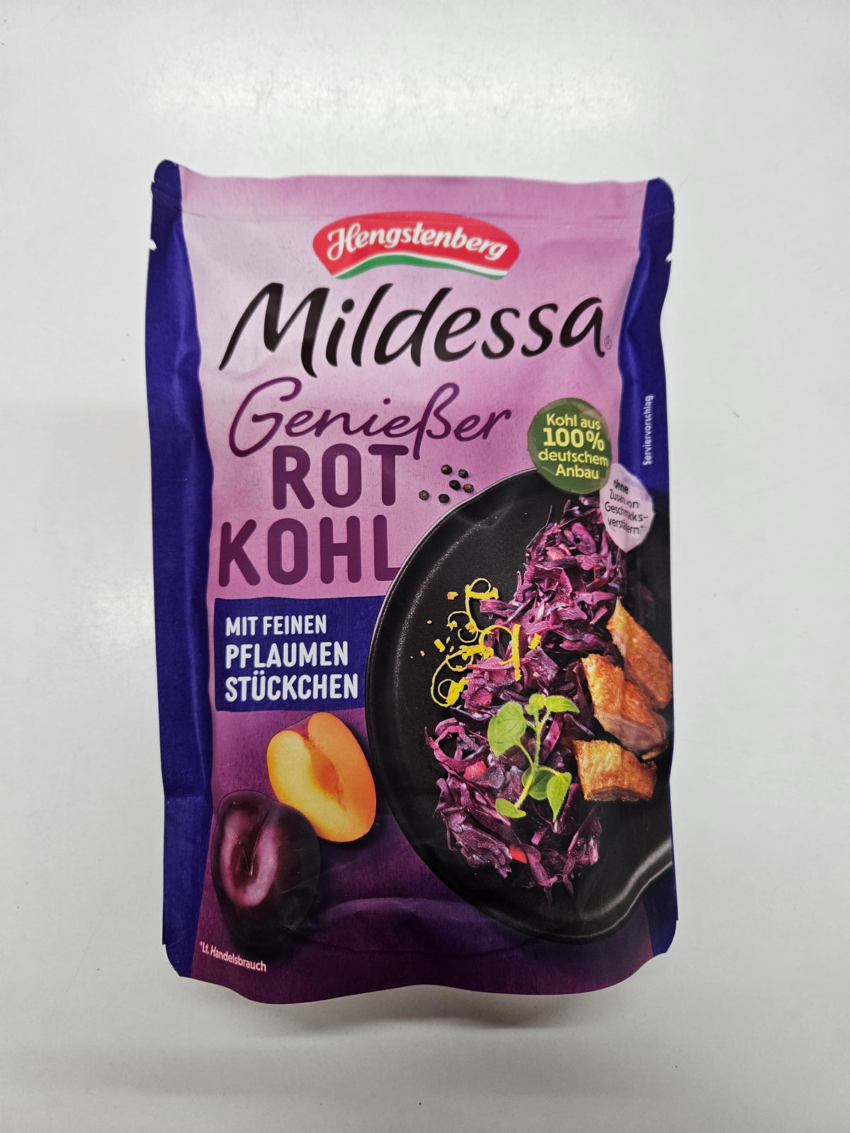 Hengstenberg Mildessa Genießer Rotkohl Pflaume Beutel 400g