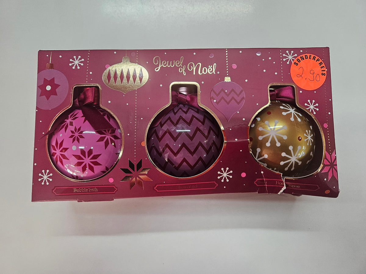 Jewel of Noël Geschenkset Duschgel Schaumbad Bodylotion 3x250ml