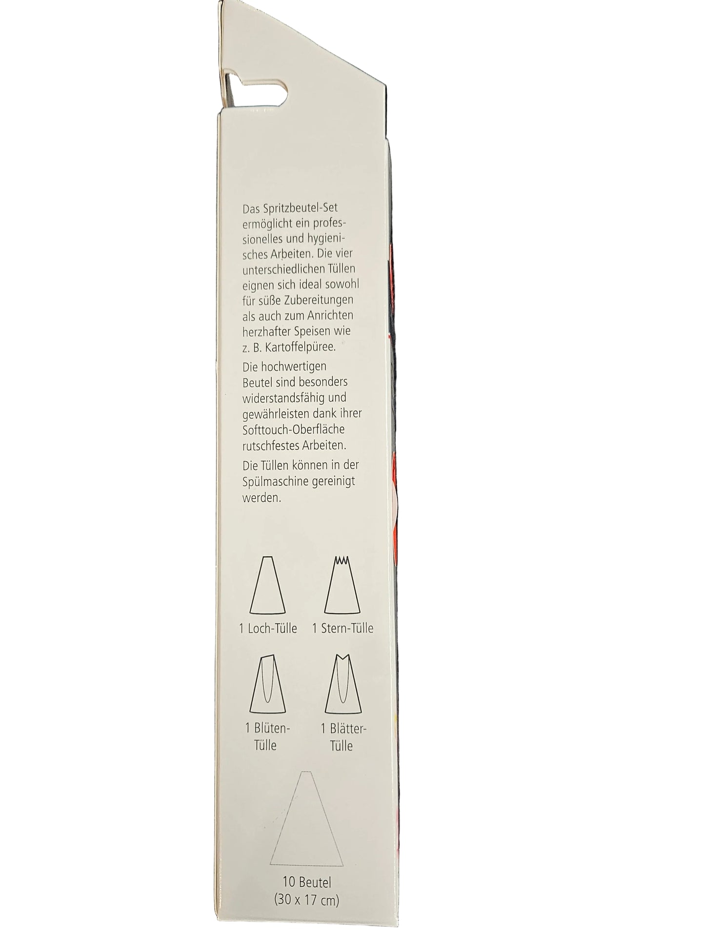 Spritzbeutel Set 10 Beutel 4 Tüllen – Profi Backzubehör