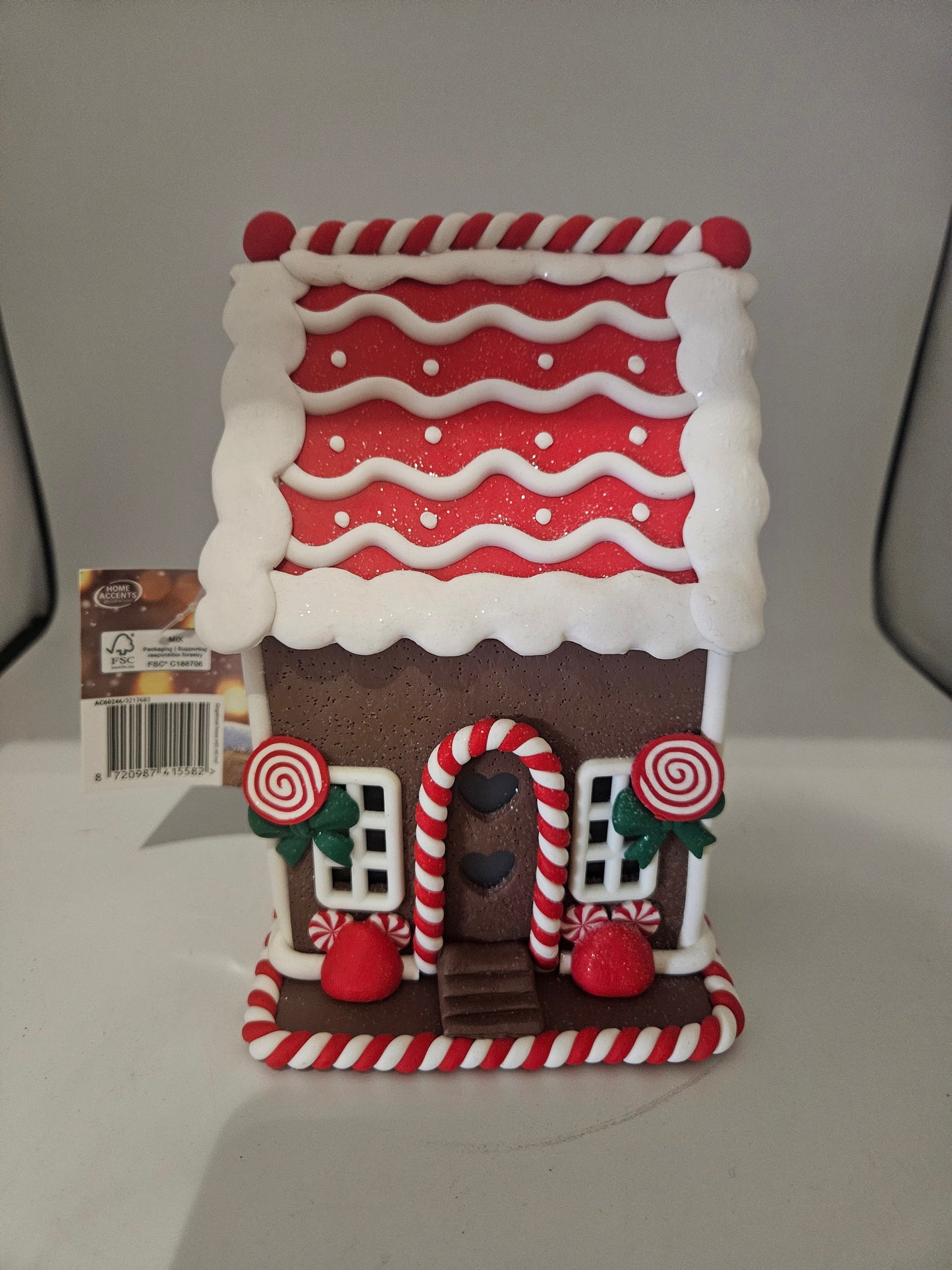 LED Lebkuchenhaus Deko Hexenhaus Weihnachtsdeko