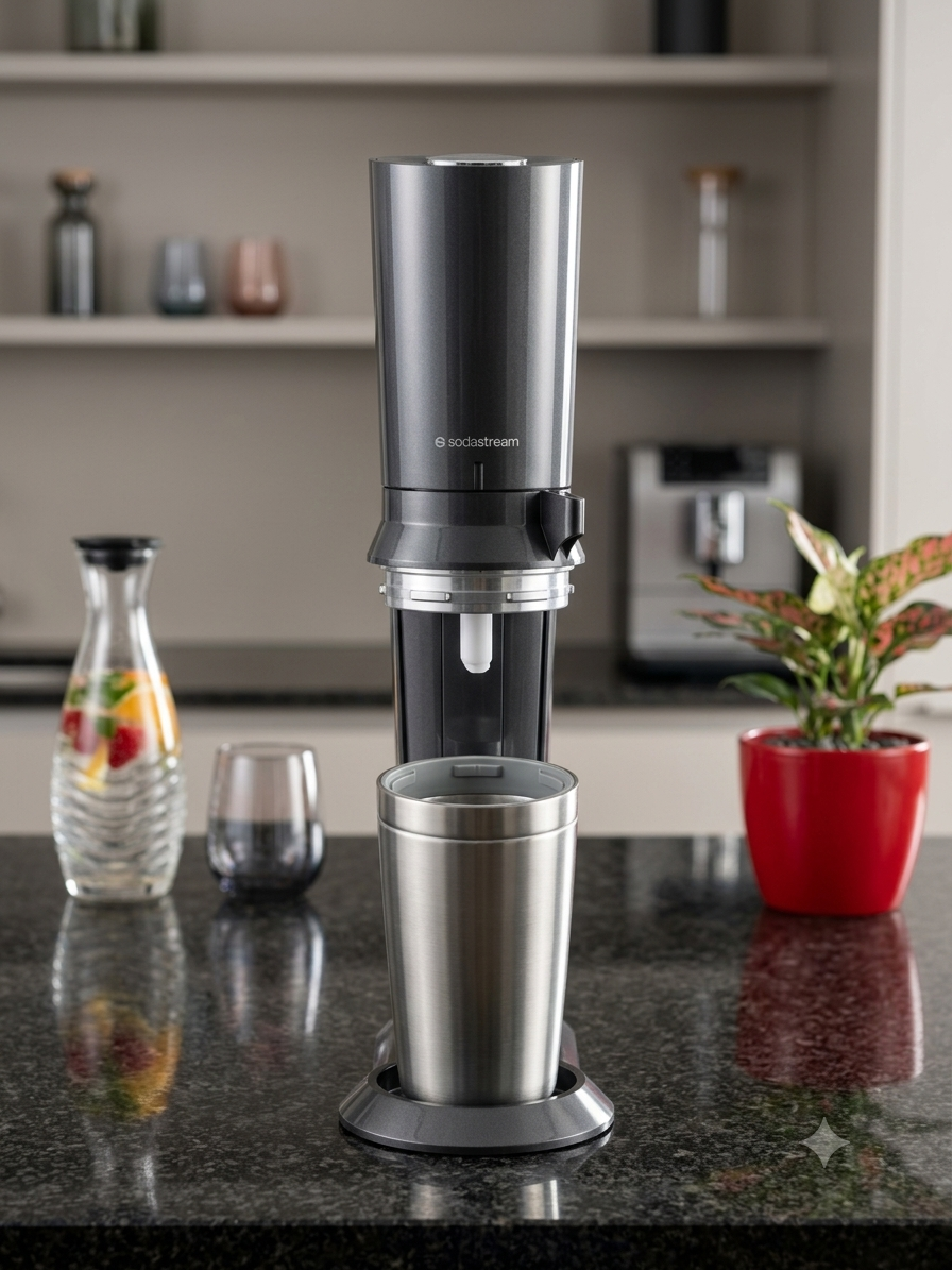 SodaStream Crystal 3.0 Wassersprudler Set inkl. Zylinder