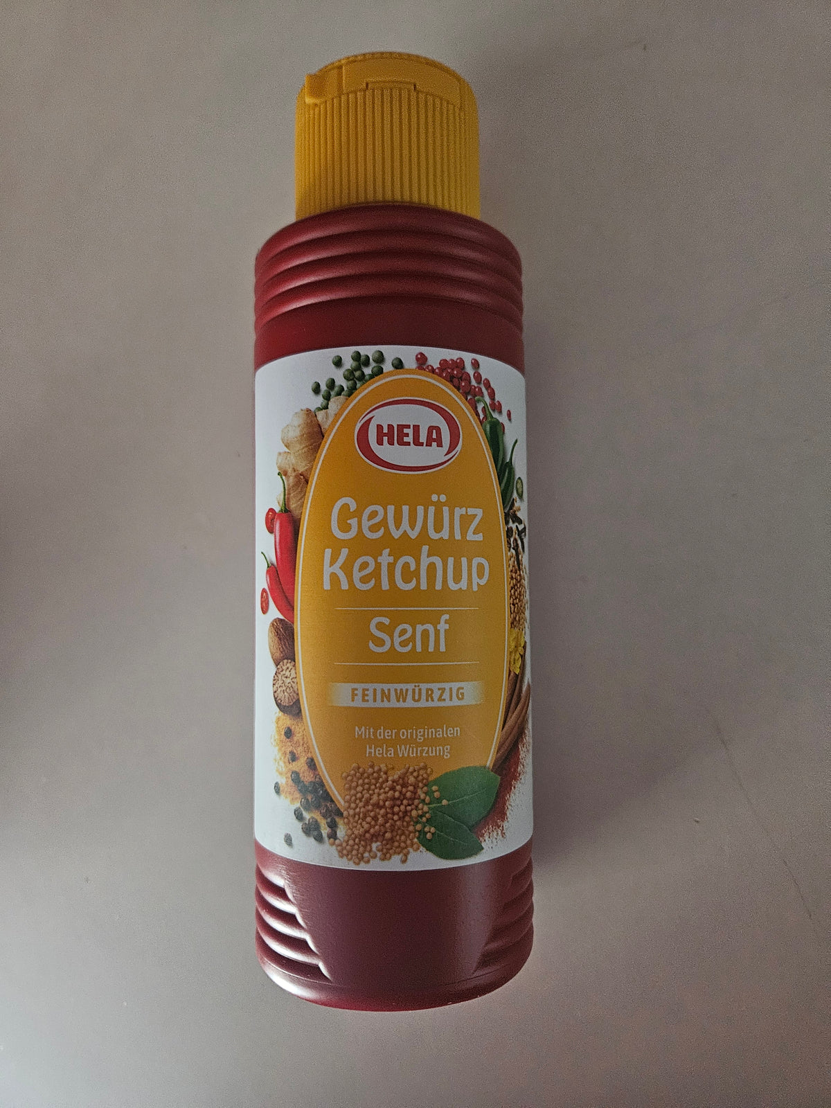 Hela Gewürz Ketchup Senf Feinwürzig 300ml Vegan Glutenfrei