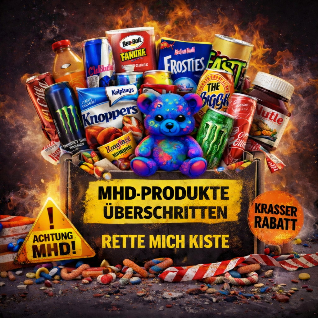 Mystery Kiste Candy & More – MHD überschrittene Snacks weltweit