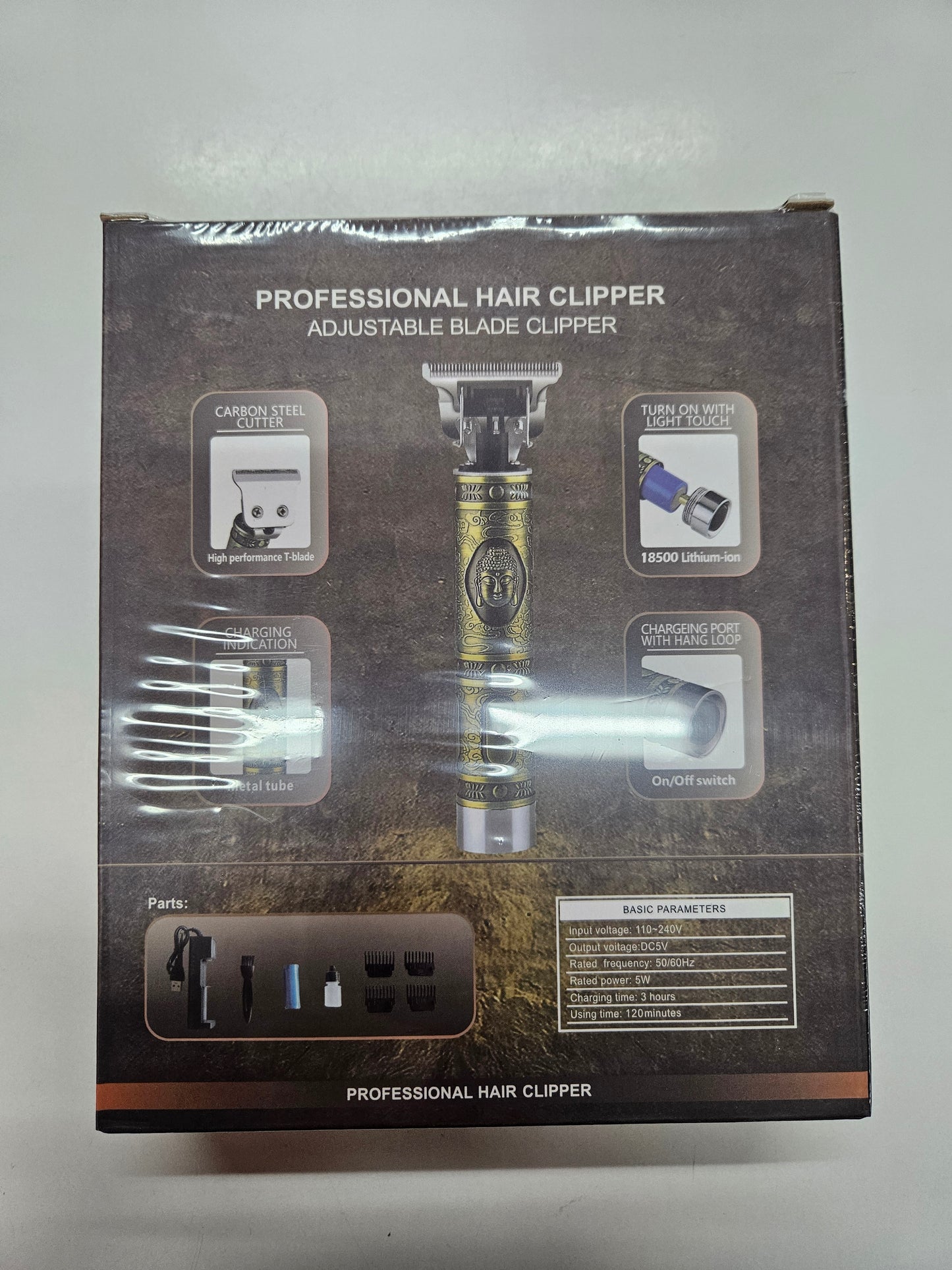 Profi-Haarschneider „Buddha Edition“ – Bart- & Haartrimmer Metall