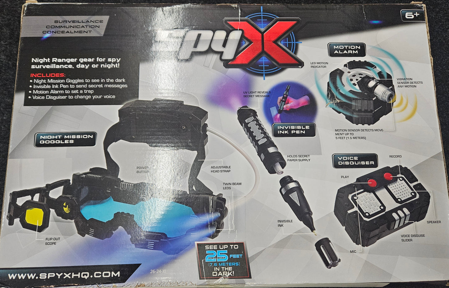 SpyX Night Ranger Set Agenten Spielzeug ab 6 Jahren