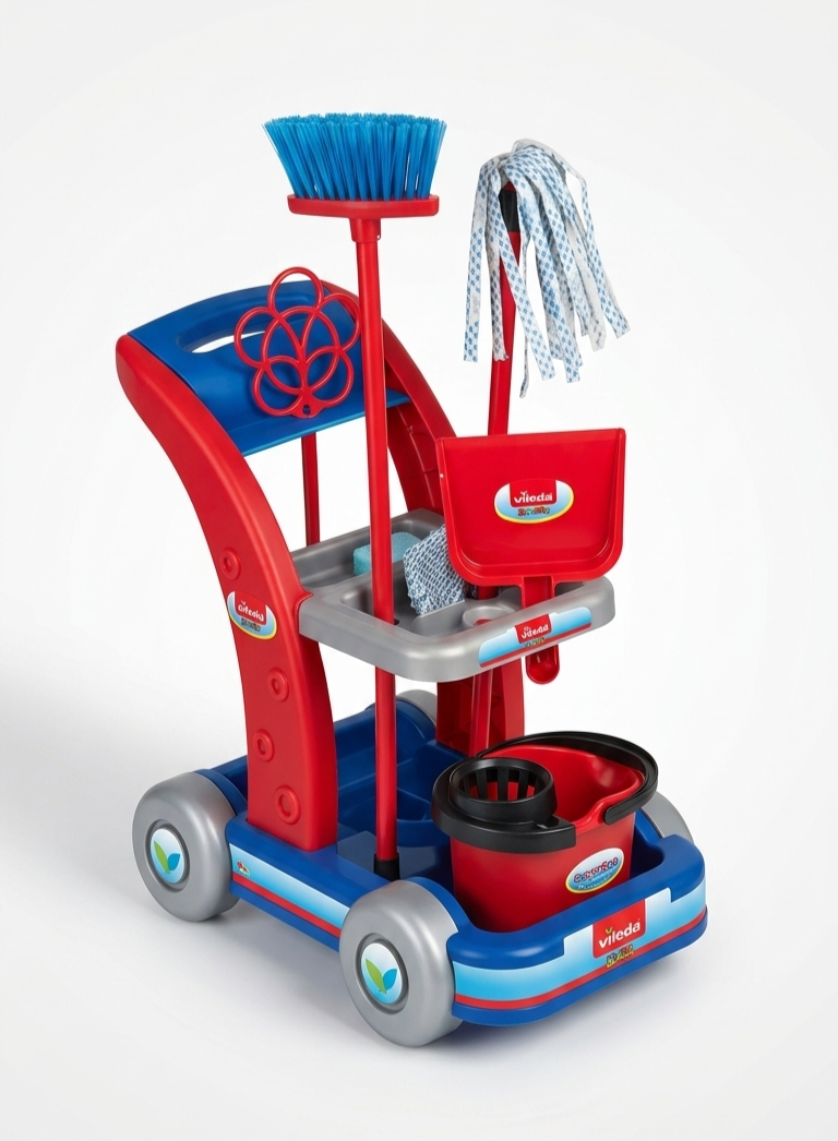 Vileda for Kids Reinigungswagen Spielset Retoureware