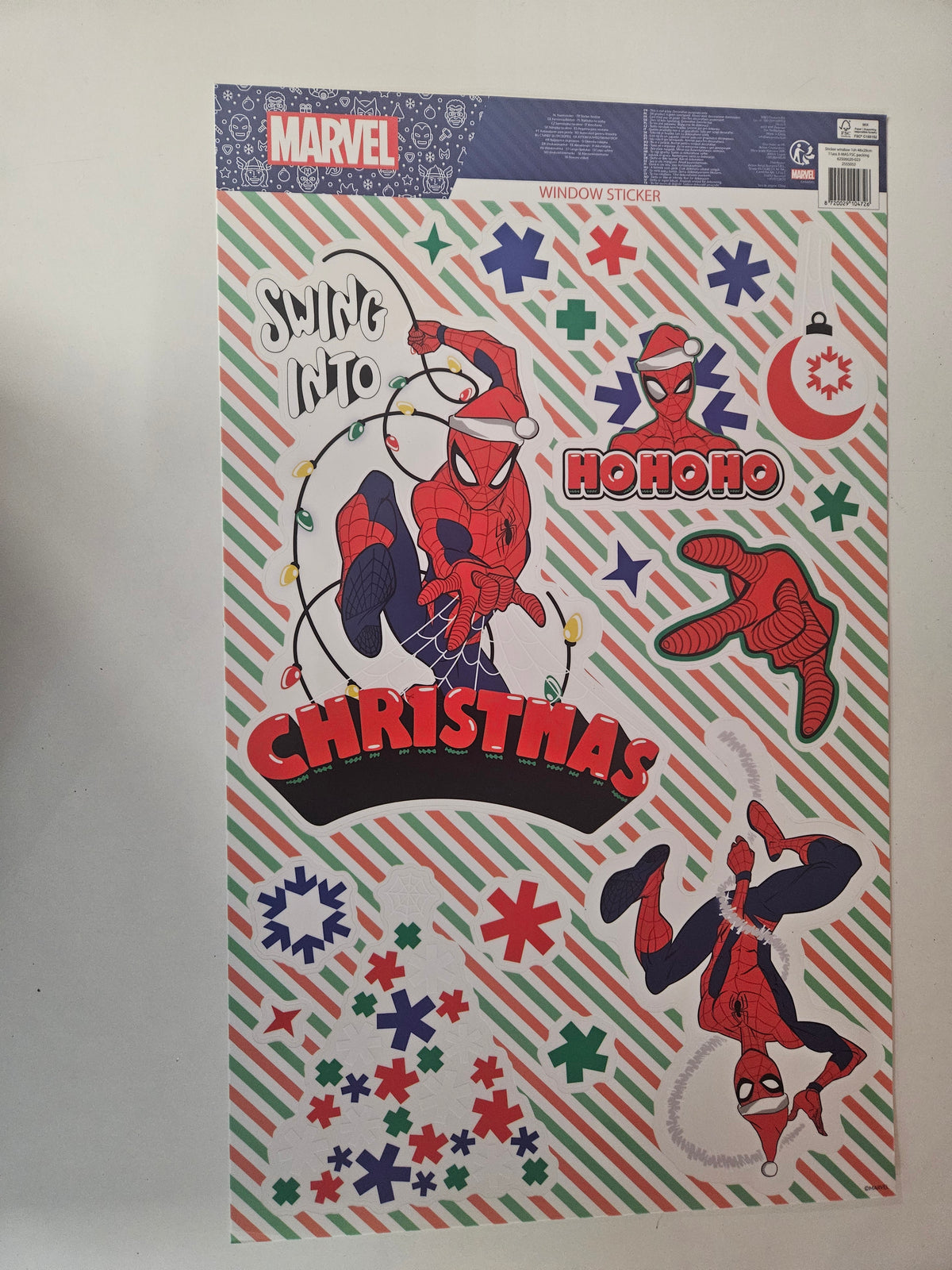 Superhelden Fensteraufkleber Fensterbilder Weihnachten Kinder