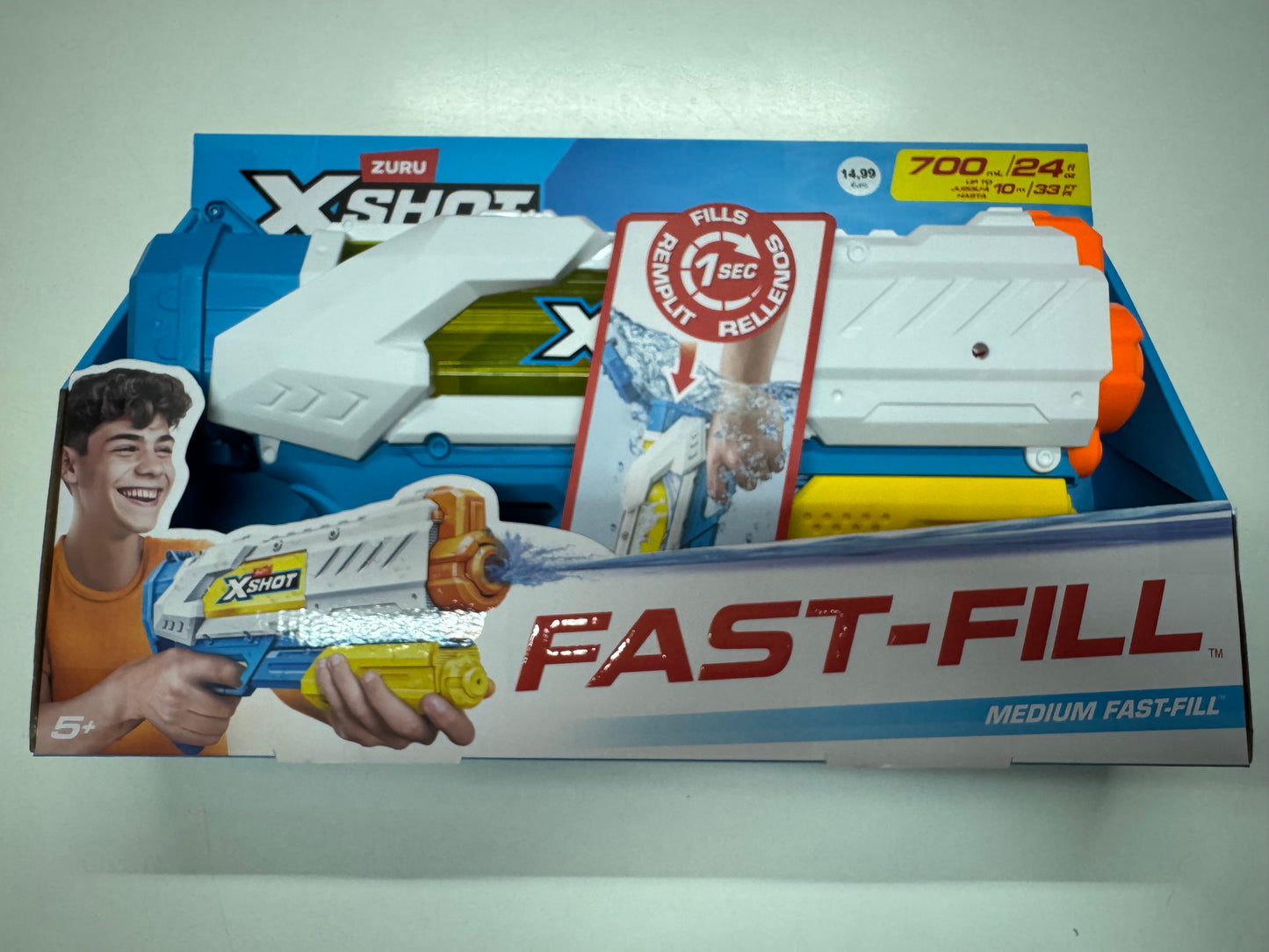 ZURU X-Shot Water Fast-Fill Medium Wasserpistole (ab 5 Jahren)⁠
