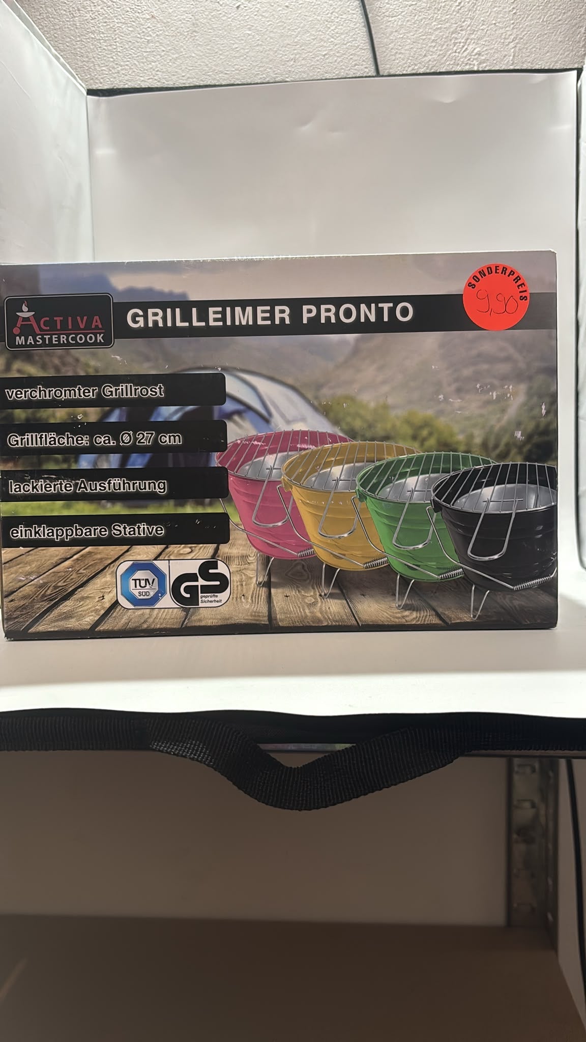 Activa Mastercook Grilleimer Pronto – Kompakter Tischgrill