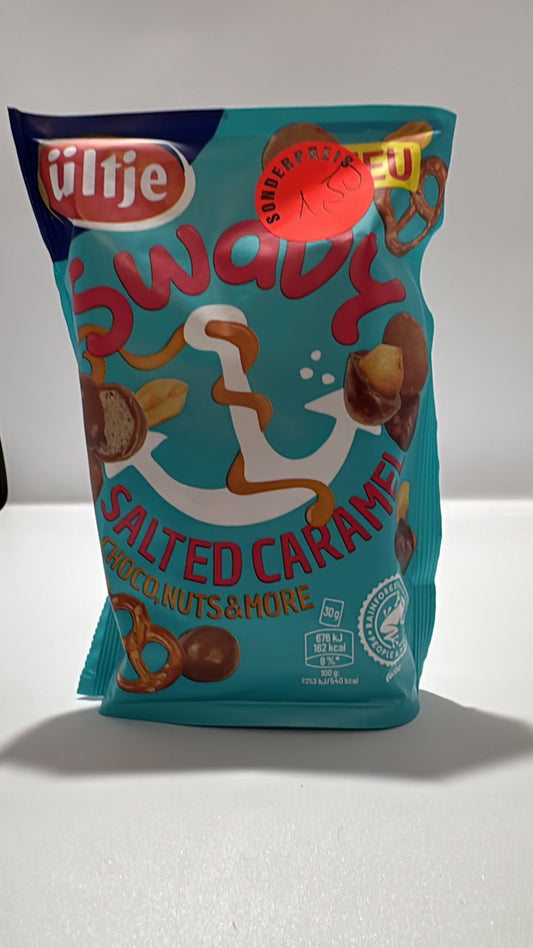 ültje Swavy Salted Caramel Snackmix – Schoko, Nüsse & Brezeln (140g)⁠