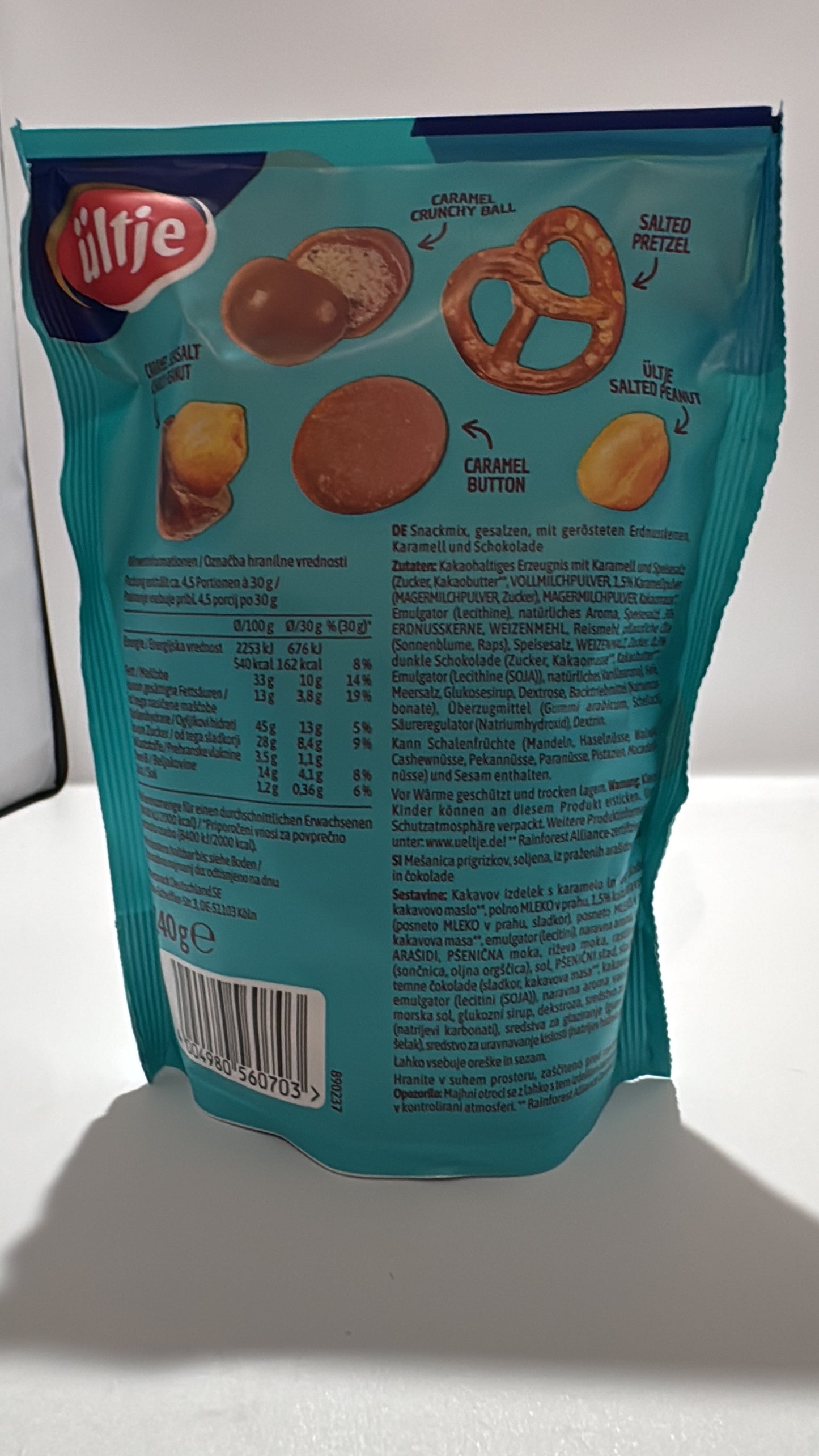 ültje Swavy Salted Caramel Snackmix – Schoko, Nüsse & Brezeln (140g)⁠