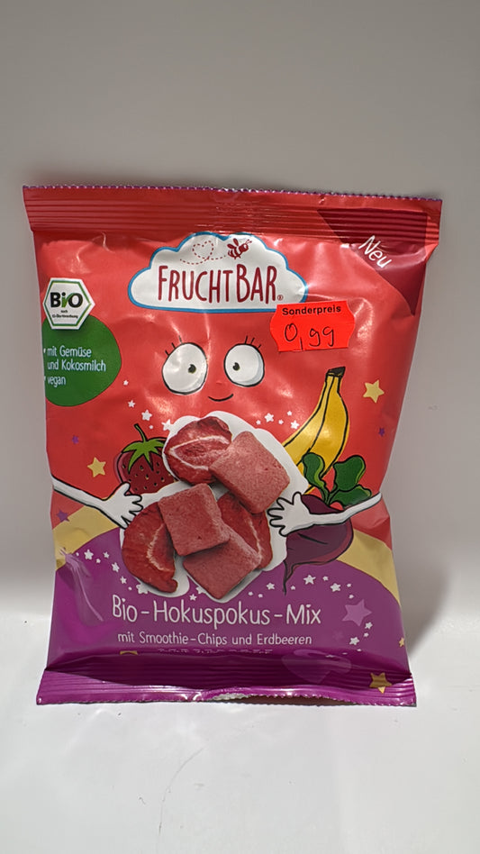 FruchtBar Bio-Hokuspokus-Mix – Gefriergetrockneter Frucht- & Gemüsesnack (12g)⁠