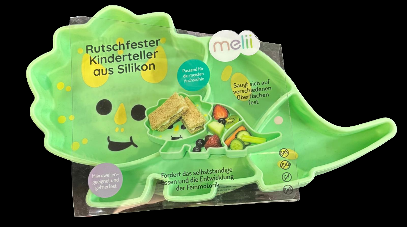 Silikon Teller Dinosaurier – Rutschfester Kinderteller