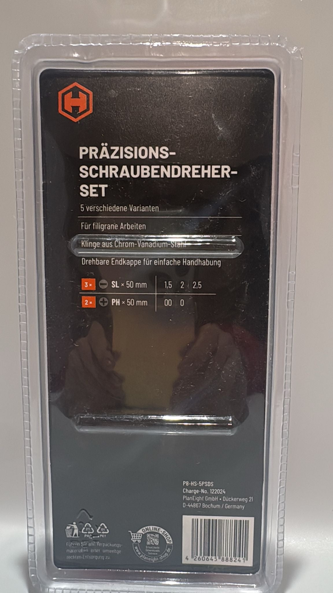 Feinmechaniker Schraubendreher Set 5-teilig CrV Stahl