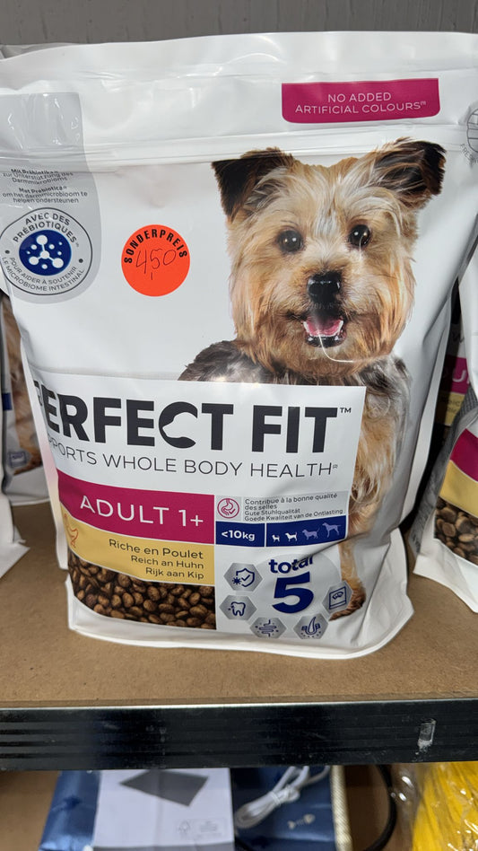 Perfect Fit Adult 1+ Trockenfutter für kleine Hunde (<10 kg) – Huhn, 1,4 kg