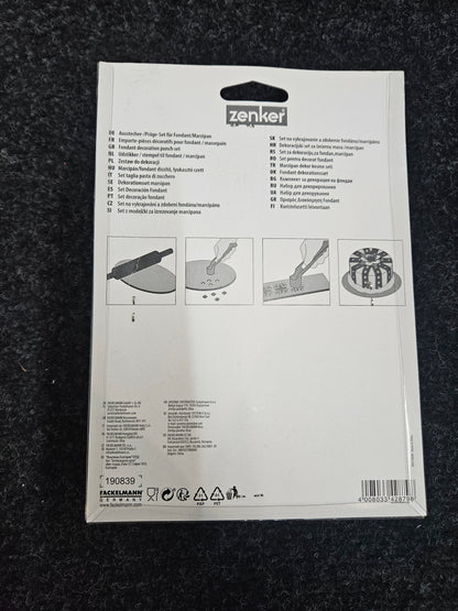 Fondant Ausstecher Präge Set – Tortendekoration kreativ gestalten