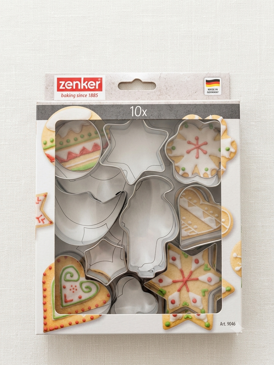 Zenker Ausstechformen Set 10-teilig Plätzchen Formen