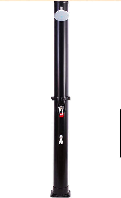 DMS Solardusche 35 L – Gartendusche & Pooldusche | Warmes Wasser ohne Strom