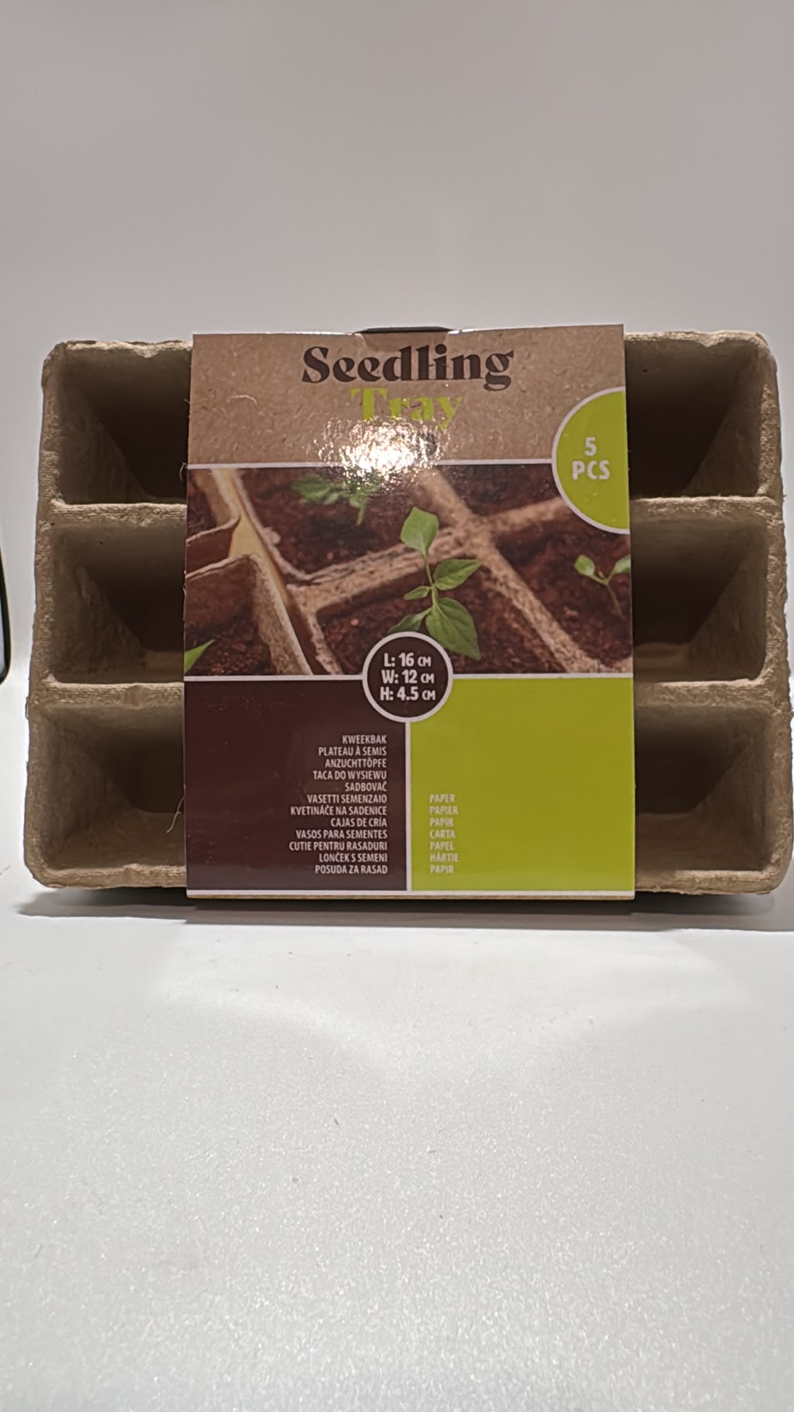 Anzuchtschalen Papier 5er Set Biologisch Abbaubar