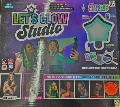 Let’s Glow Studio Komplett Set LED Selfie Clip TikTok
