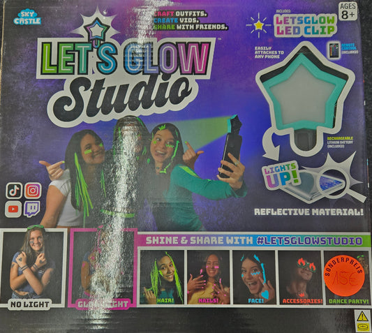 Let’s Glow Studio Komplett Set LED Selfie Clip TikTok