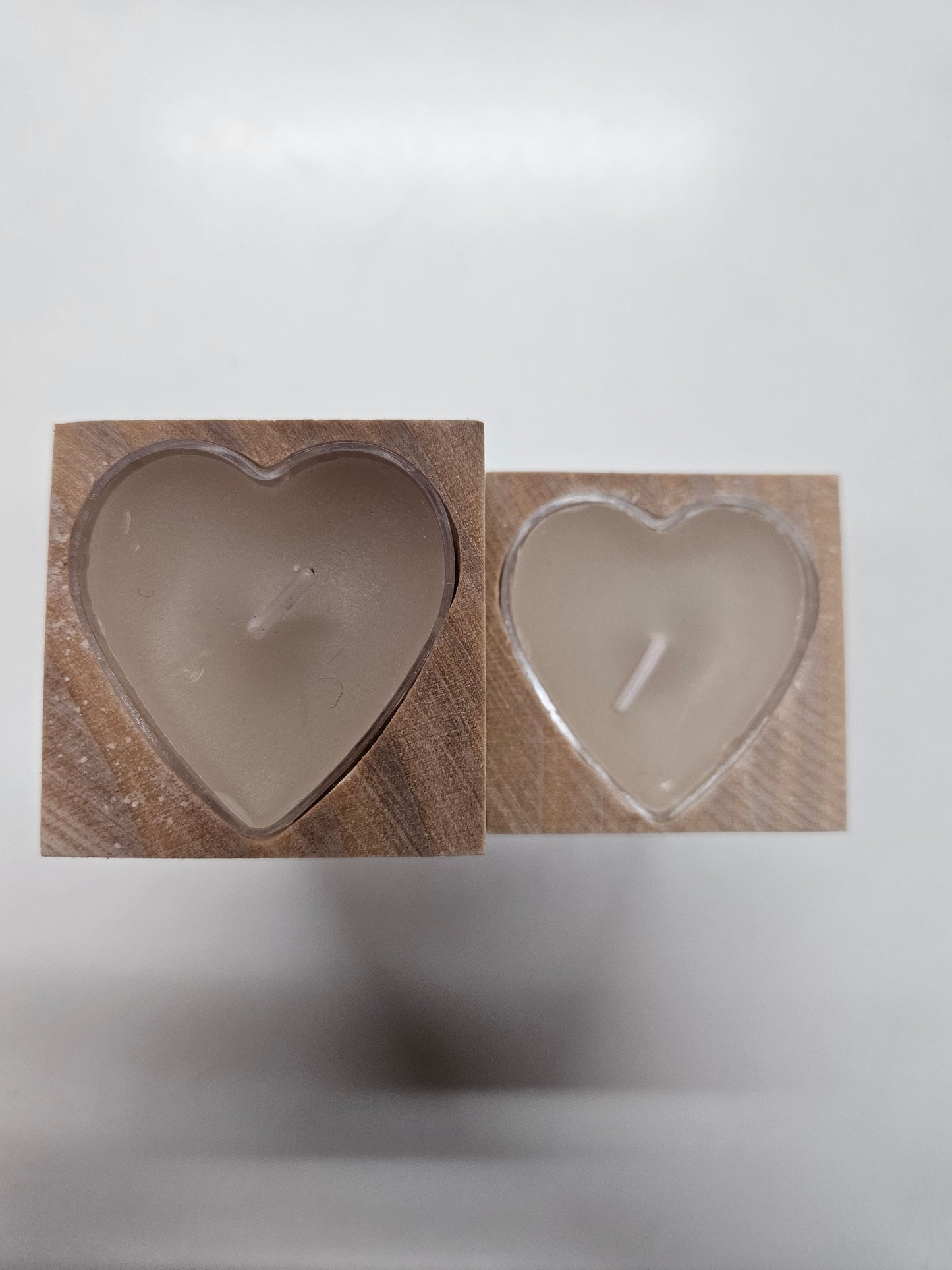 Teelichthalter-Set „Ewige Liebe“ – Herz-Deko mit Kerzen