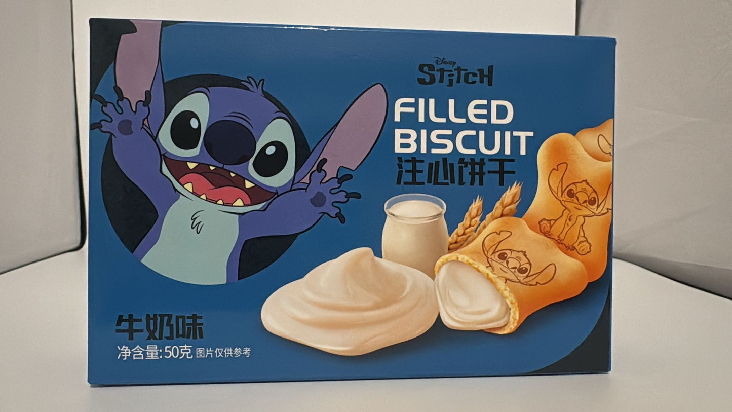 Disney Stitch Filled Biscuits Milchgeschmack 50g – Keks Snack