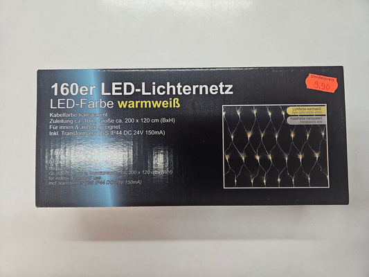 160er LED Lichternetz Warmweiß 200x120cm Outdoor & Indoor
