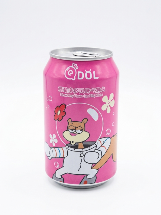 QDOL SpongeBob Sandy Strawberry Erdbeer Limo Dose 330ml