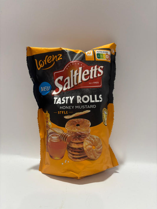 Lorenz Saltletts Tasty Rolls Honey Mustard Snack 130g