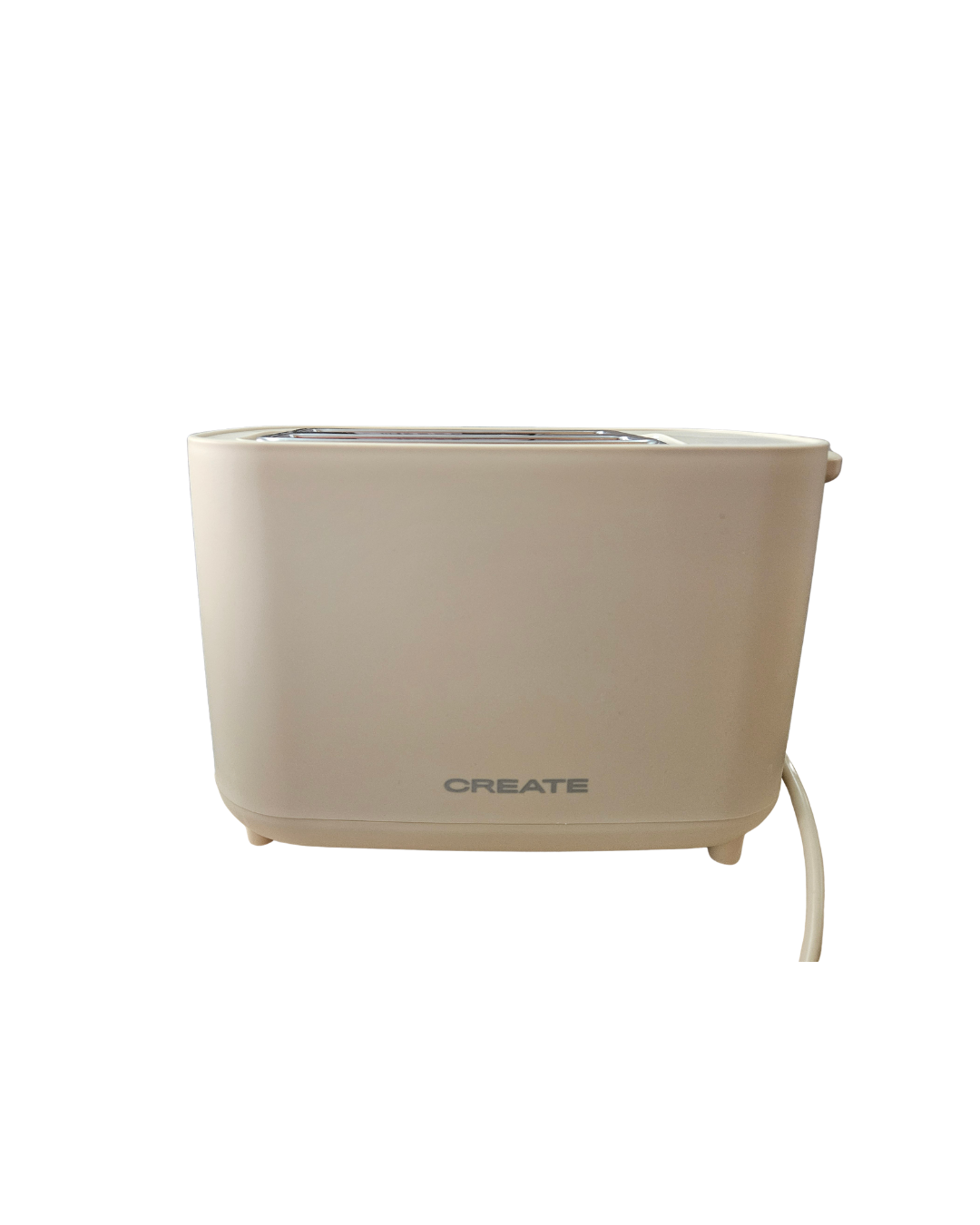 CREATE Toast Studio Arena Toaster 2 Scheiben 750W Beige Crème