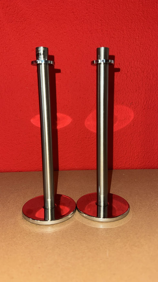 Mini Pillar Kerzenständer 2er-Set – Skandinavisches Design, Metall