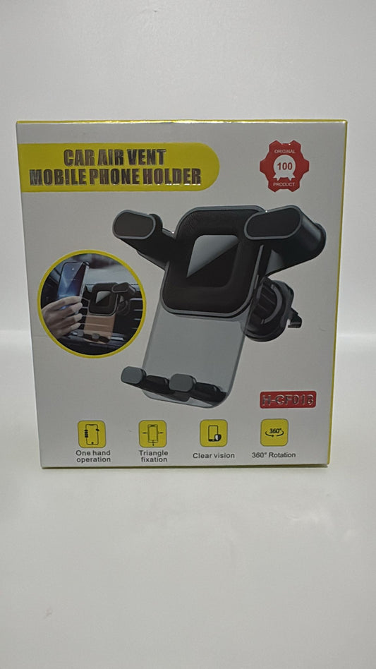 Universelle Auto-Handyhalterung für Lüftungsgitter – 360° Drehbar, Einhandbedienung, Rutschfest