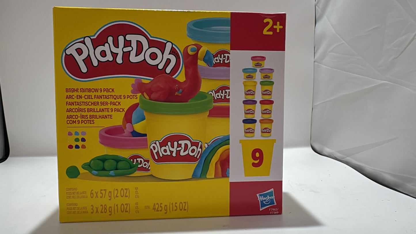 Play-Doh 9er Pack Knete Regenbogen Farben