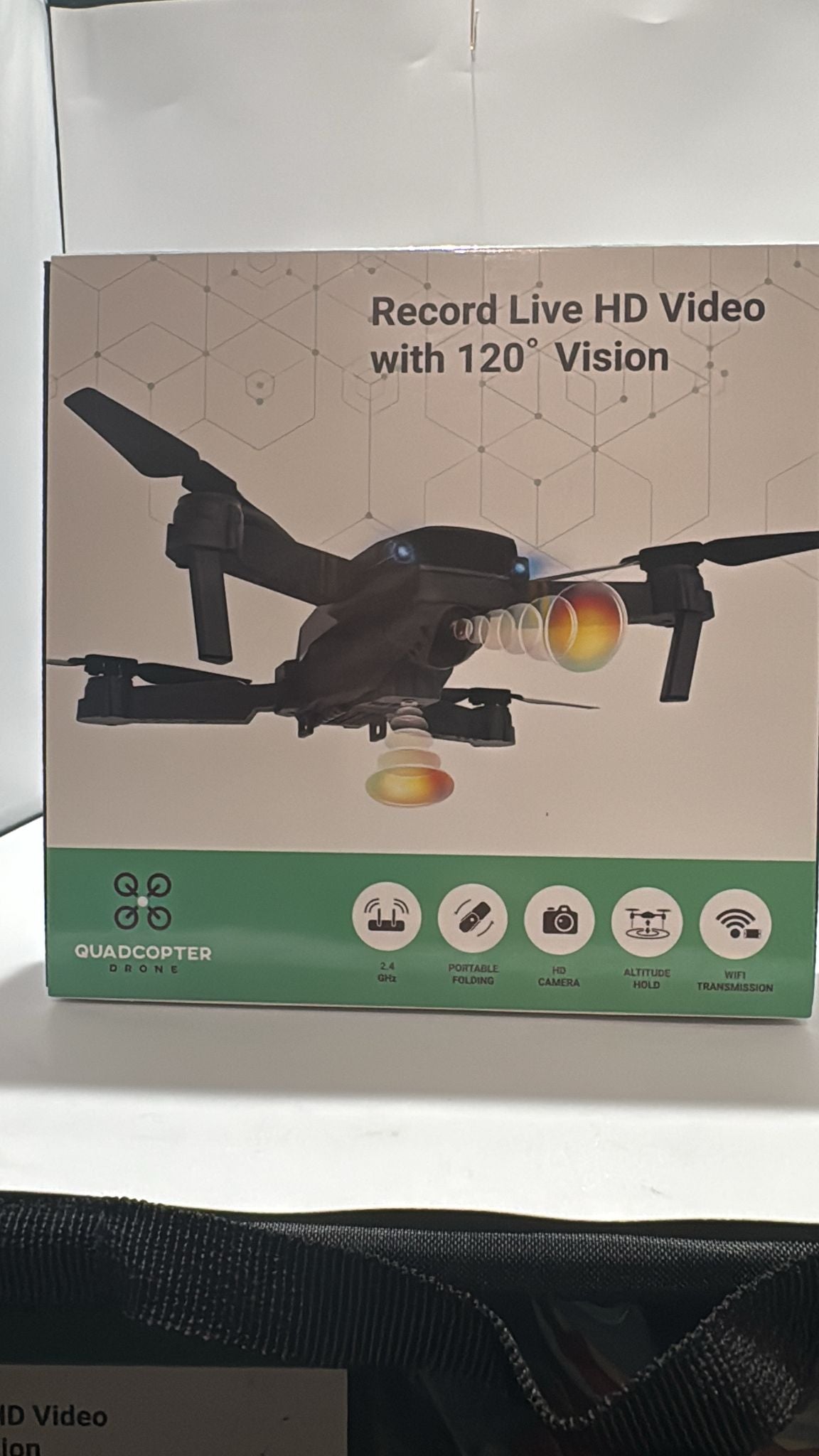 Faltbare HD Drohne mit Kamera – WiFi FPV Quadcopter & 120° HD