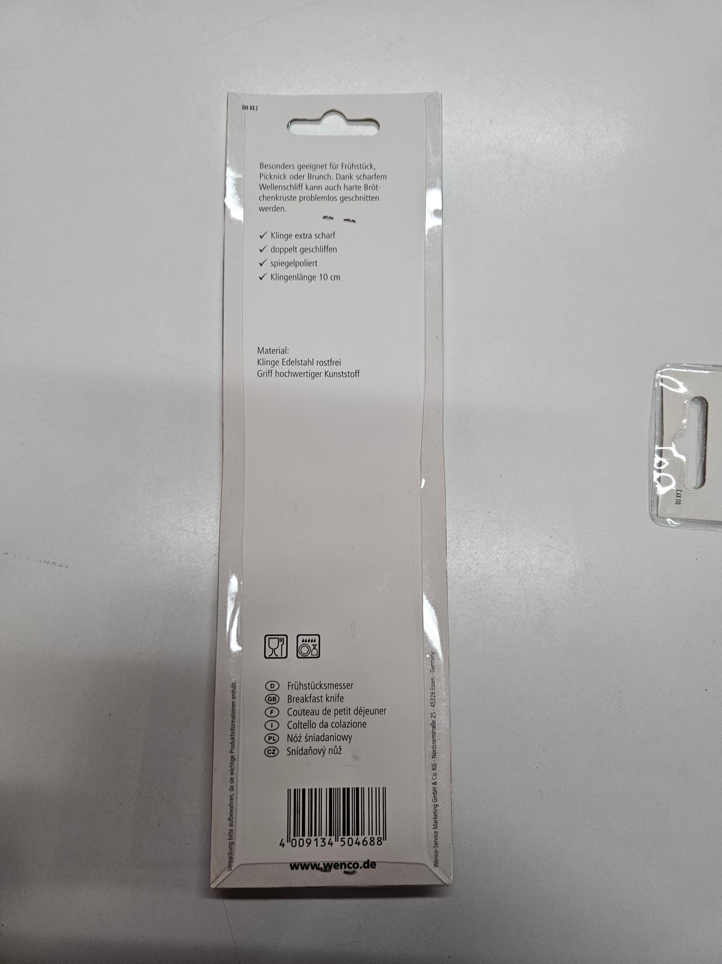 Wenco Frühstücksmesser 2er-Set – Gezahnt & ideal für Brot & Aufstrich