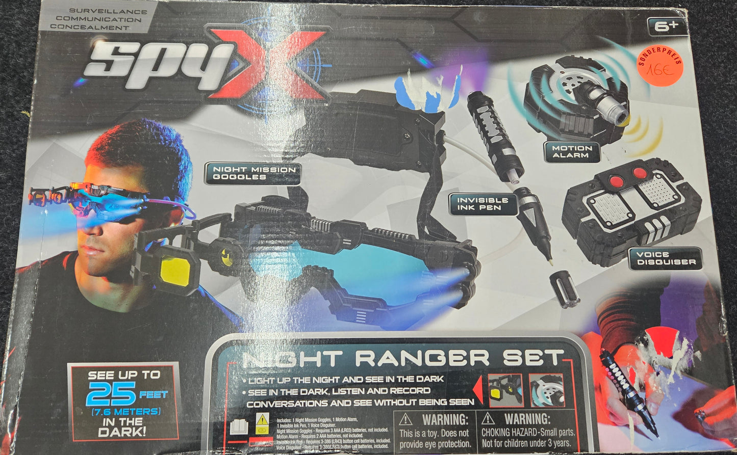 SpyX Night Ranger Set Agenten Spielzeug ab 6 Jahren