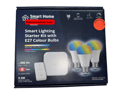 Smart Lighting Starter Kit E27 – Zigbee 3.0, Farb- & Weißlicht