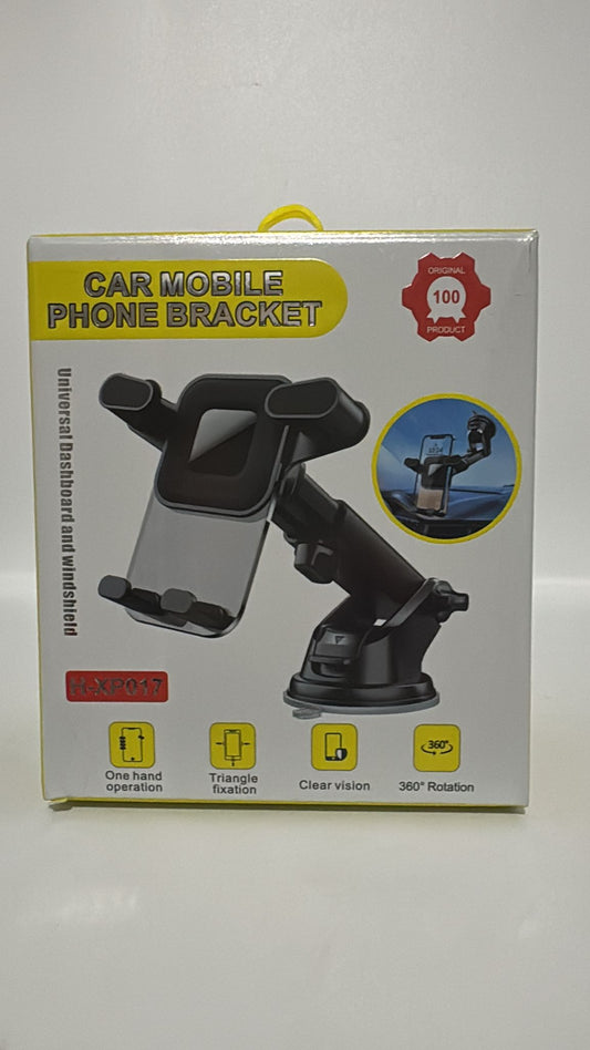 Universelle Auto-Handyhalterung H-XP017 – 360° drehbar, Einhandbedienung