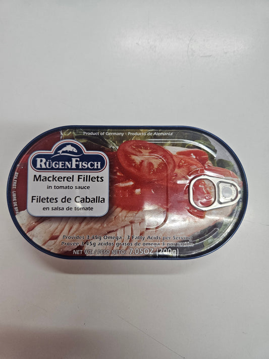 RügenFisch Makrelenfilets in Tomatensauce