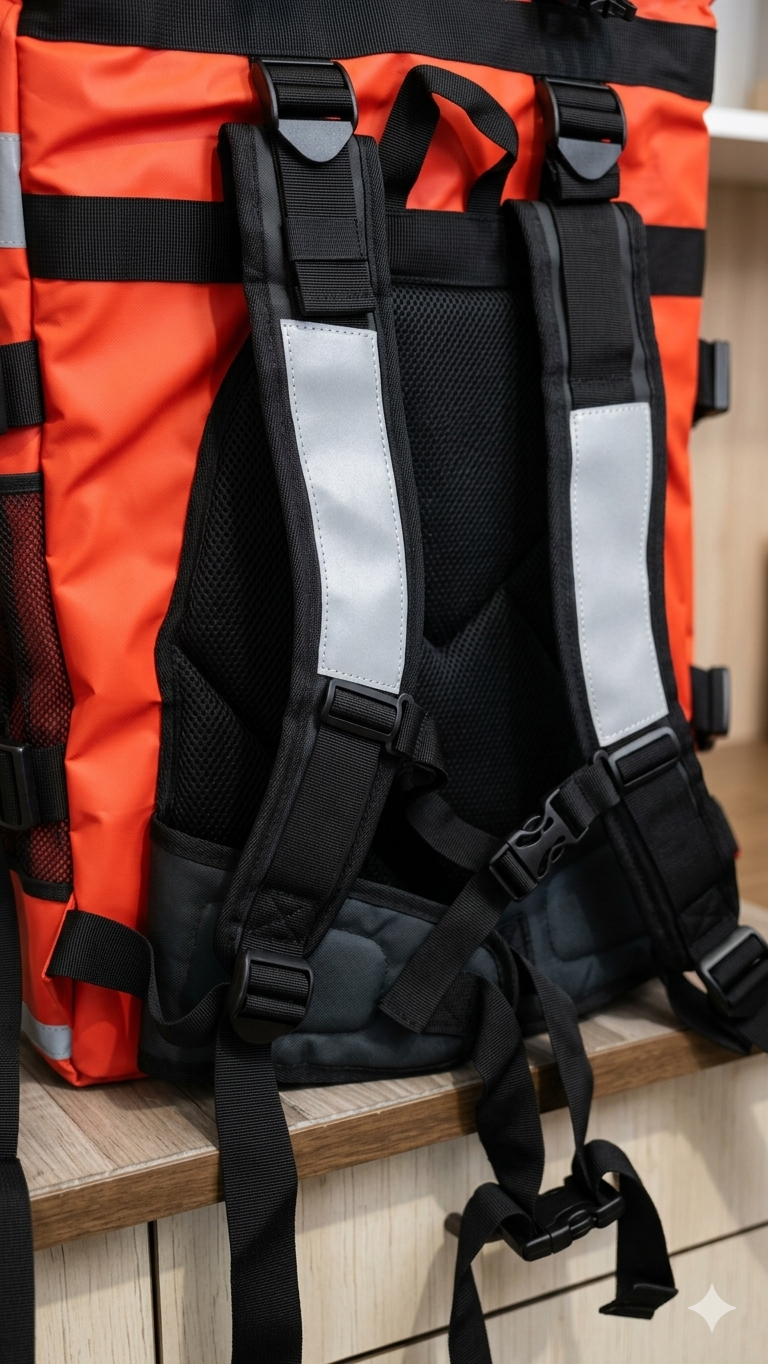 Thermo Liefer-Rucksack XXL – Wasserdicht & isoliert für Kuriere