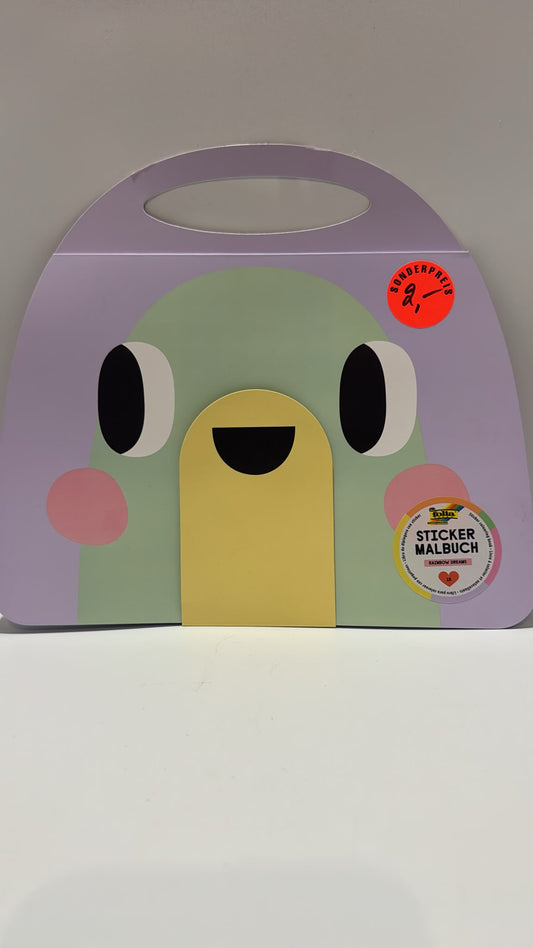 Sticker-Malbuch „Rainbow Dreams“ mit Tragegriff